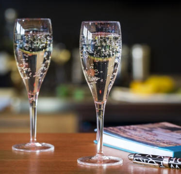 verre à champagne incassable